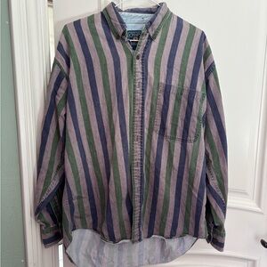 Ralph Lauren Chaps Multicolor Striped Flannel